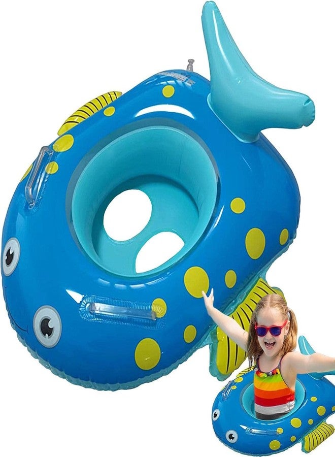 WENGTY Swimming Pool Float Ring Tubes Cartoon Fish Cute Tube for Kids Girls and Boys Beach Swim Seat Ring|Floating Lounge for Pool & Lake|Outdoor Fun Toy for Pool Party| Birthday Gift for Kids - Image 3